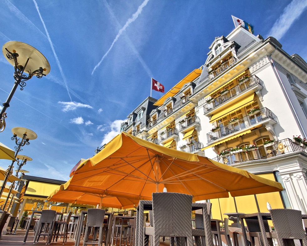 Grand Hotel Suisse-Majestic view