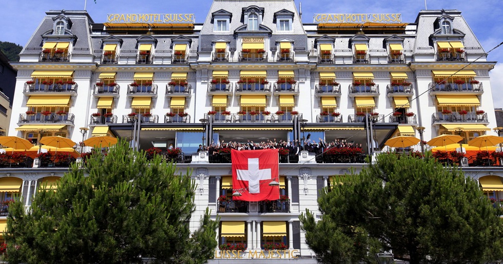 Grand Hotel Suisse-Majestic view